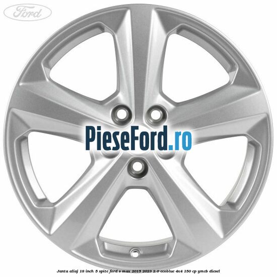 Janta aliaj 18 inch, 5 spite Ford S-Max 2015-2023 2.0 EcoBlue 4x4 150 cp YMCB diesel