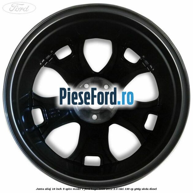 Janta aliaj 18 inch, 5 spite model 1 Ford Kuga 2008-2012 2.0 TDCi 136 cp G6DG, UKDA diesel