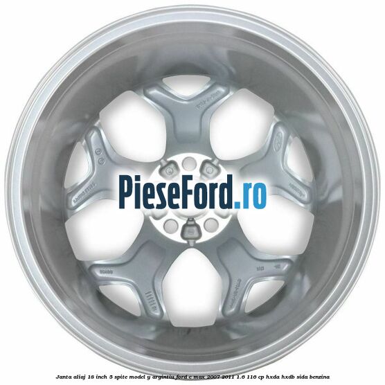 Janta aliaj 18 inch, 5 spite model Y argintiu Ford C-Max 2007-2011 1.6 116 cp Janta aliaj 18 inch, 5 spite model Y argintiu Ford C-Max 2007-2011 1.6 116 cp HXDA, HXDB, SIDA benzina