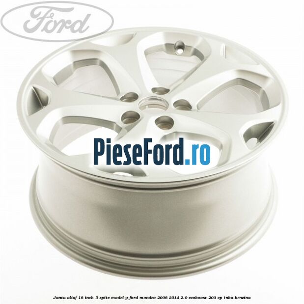 Janta aliaj 18 inch, 5 spite model Y Ford Mondeo 2008-2014 2.0 EcoBoost 203 cp TNBA benzina