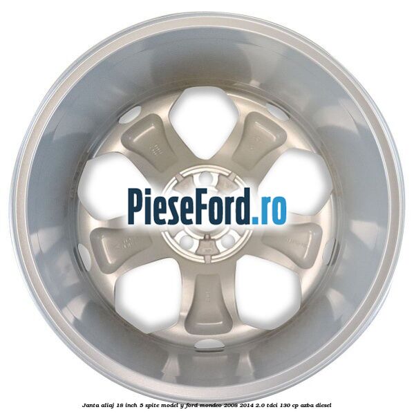 Janta aliaj 18 inch, 5 spite model Y Ford Mondeo 2008-2014 2.0 TDCi 130 cp AZBA diesel