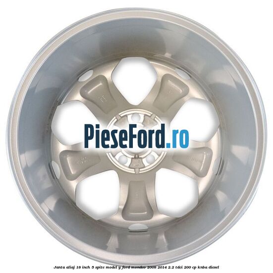 Janta aliaj 18 inch, 5 spite model Y Ford Mondeo 2008-2014 2.2 TDCi 200 cp KNBA diesel