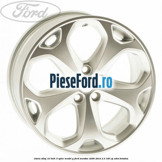 Janta aliaj 18 inch, 5 spite model Y Ford Mondeo 2008-2014 2.3 160 cp SEBA benzina