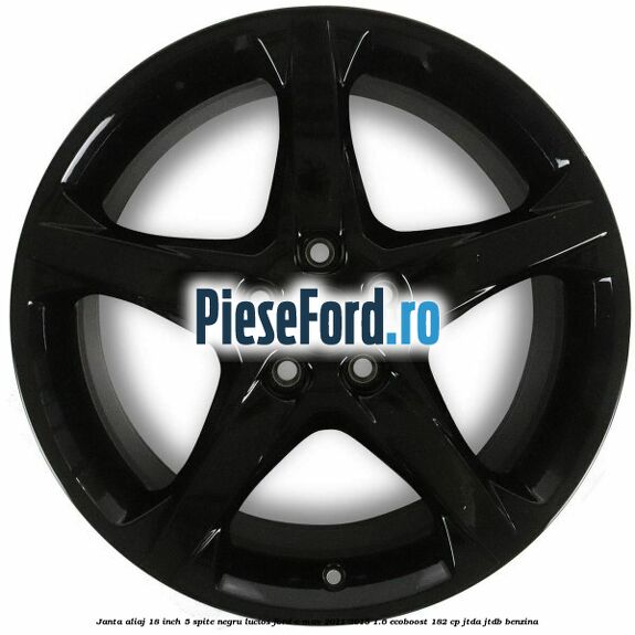 Janta aliaj 18 inch, 5 spite negru lucios Ford C-Max 2011-2015 1.6 EcoBoost 182 cp Janta aliaj 18 inch, 5 spite negru lucios Ford C-Max 2011-2015 1.6 EcoBoost 182 cp JTDA, JTDB benzina