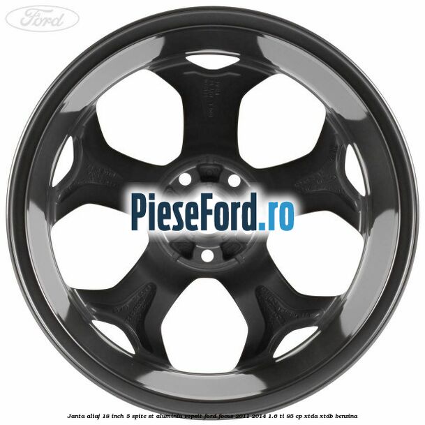 Janta aliaj 18 inch, 5 spite ST aluminiu vopsit Ford Focus 2011-2014 1.6 Ti 85 cp Janta aliaj 18 inch, 5 spite ST aluminiu vopsit Ford Focus 2011-2014 1.6 Ti 85 cp XTDA, XTDB benzina