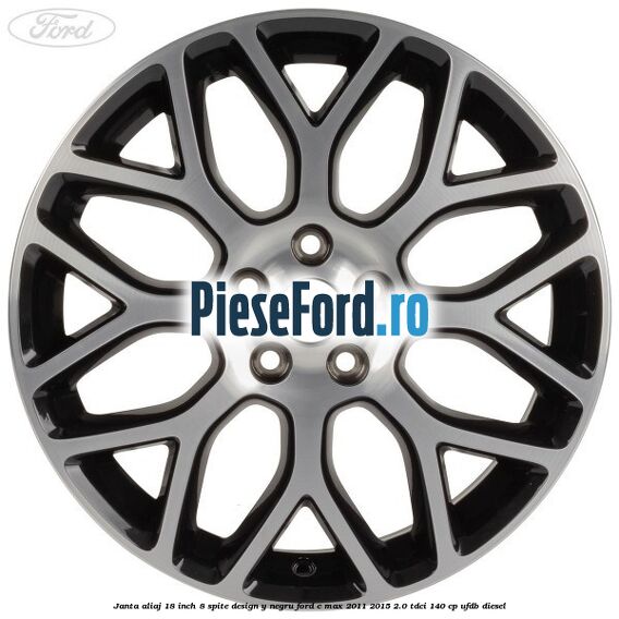 Janta aliaj 18 inch, 8 spite design Y negru Ford C-Max 2011-2015 2.0 TDCi 140 cp Janta aliaj 18 inch, 8 spite design Y negru Ford C-Max 2011-2015 2.0 TDCi 140 cp UFDB diesel
