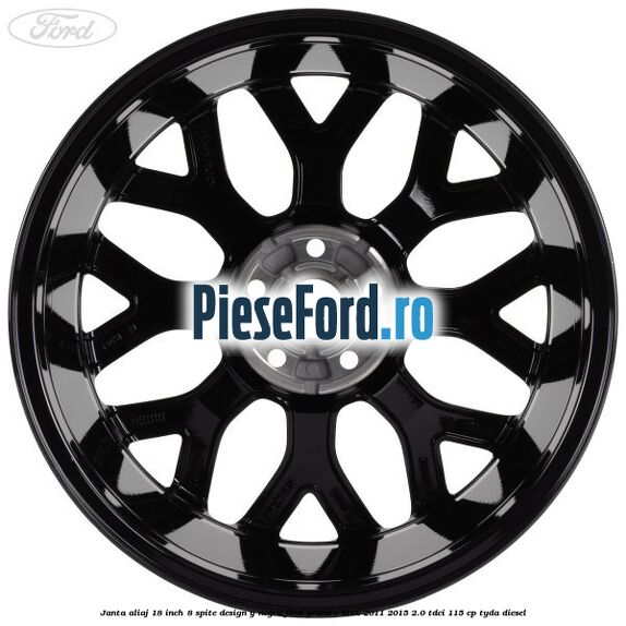 Janta aliaj 18 inch, 8 spite design Y negru Ford Grand C-Max 2011-2015 2.0 TDCi 115 cp Janta aliaj 18 inch, 8 spite design Y negru Ford Grand C-Max 2011-2015 2.0 TDCi 115 cp TYDA diesel