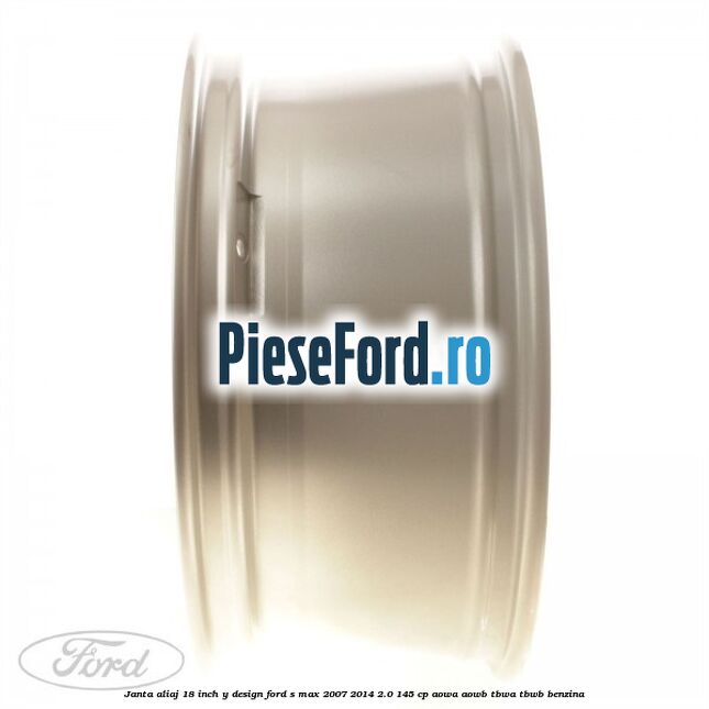 Janta aliaj 18 inch, Y design Ford S-Max 2007-2014 2.0 145 cp AOWA, AOWB, TBWA, TBWB benzina