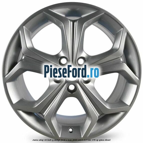 Janta aliaj 18 inch, Y design Ford S-Max 2007-2014 2.2 TDCi 175 cp Q4WA diesel