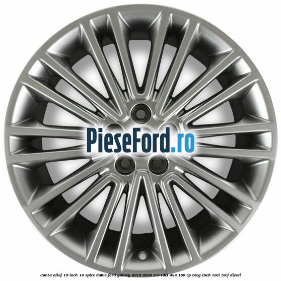 Janta aliaj 19 inch, 10 spite duble Ford Galaxy 2015-2023 2.0 TDCi 4x4 180 cp Janta aliaj 19 inch, 10 spite duble Ford Galaxy 2015-2023 2.0 TDCi 4x4 180 cp T8CG, T8CH, T8CI, T8CJ diesel