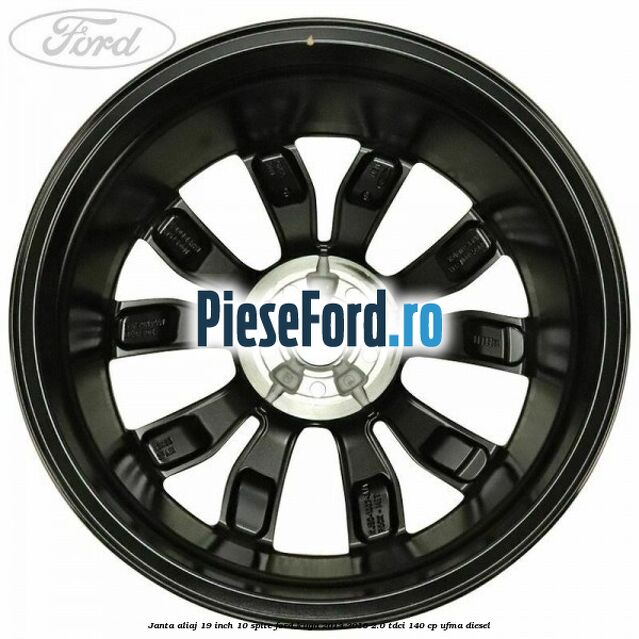 Janta aliaj 19 inch 10 spite Ford Kuga 2013-2016 2.0 TDCi 140 cp UFMA diesel
