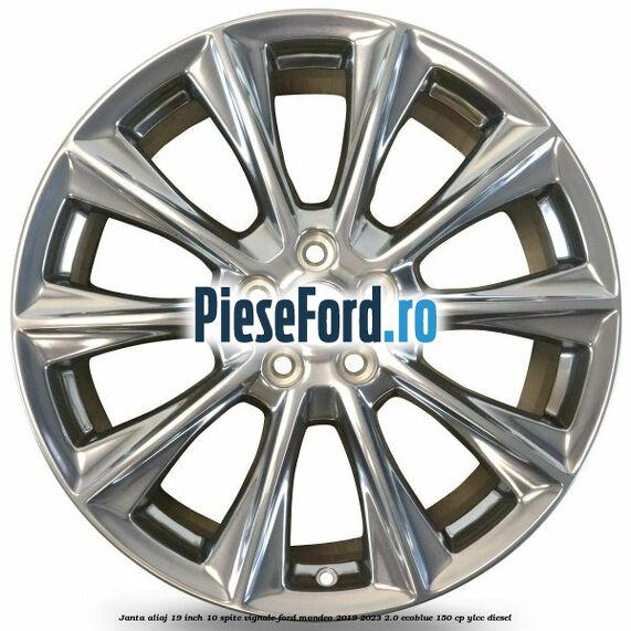 Janta aliaj 19 inch, 10 spite Vignale Ford Mondeo 2019-2023 2.0 EcoBlue 150 cp YLCC diesel