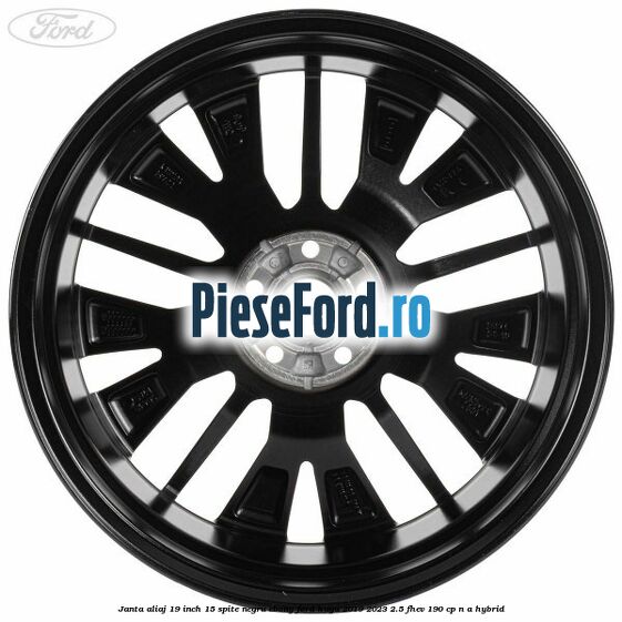 Janta aliaj 19 inch, 15 spite negru ebony Ford Kuga 2019-2023 2.5 FHEV 190 cp n/a hybrid