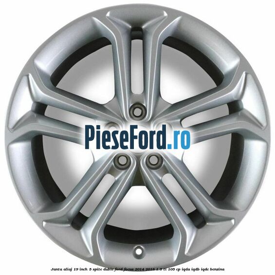 Janta aliaj 19 inch 5 spite duble Ford Focus 2014-2018 1.6 Ti 105 cp Janta aliaj 19 inch 5 spite duble Ford Focus 2014-2018 1.6 Ti 105 cp IQDA, IQDB, IQDC benzina