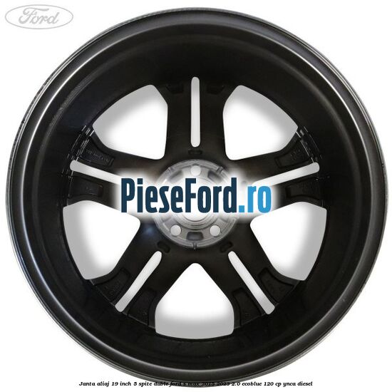 Janta aliaj 19 inch, 5 spite duble Ford S-Max 2015-2023 2.0 EcoBlue 120 cp YNCA diesel