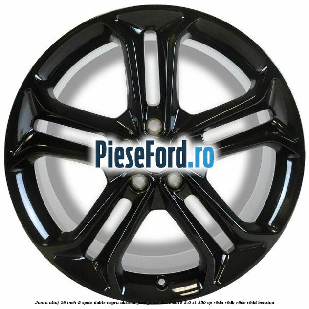 Janta aliaj 19 inch, 5 spite duble negru absolut Ford Focus 2014-2018 2.0 ST 250 cp Janta aliaj 19 inch, 5 spite duble negru absolut Ford Focus 2014-2018 2.0 ST 250 cp R9DA, R9DB, R9DC, R9DD benzina