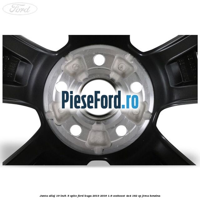 janta aliaj 19 inch, 5 spite Ford Kuga 2013-2016 1.6 EcoBoost 4x4 182 cp JTMA benzina