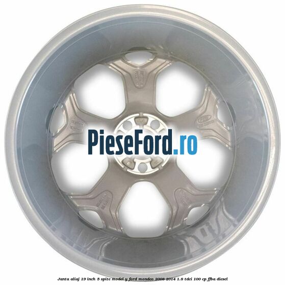 Janta aliaj 19 inch, 5 spite model Y Ford Mondeo 2008-2014 1.8 TDCi 100 cp Janta aliaj 19 inch, 5 spite model Y Ford Mondeo 2008-2014 1.8 TDCi 100 cp FFBA diesel