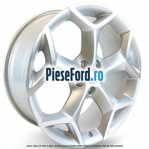 Janta aliaj 19 inch, 5 spite model Y Ford Mondeo 2008-2014 2.0 EcoBoost 203 cp TNBA benzina