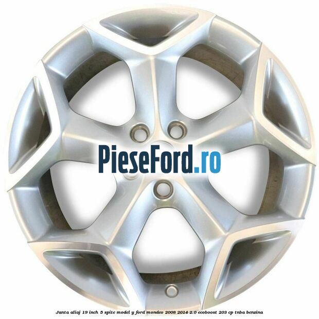 Janta aliaj 19 inch, 5 spite model Y Ford Mondeo 2008-2014 2.0 EcoBoost 203 cp TNBA benzina
