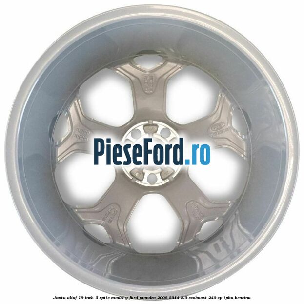 Janta aliaj 19 inch, 5 spite model Y Ford Mondeo 2008-2014 2.0 EcoBoost 240 cp TPBA benzina