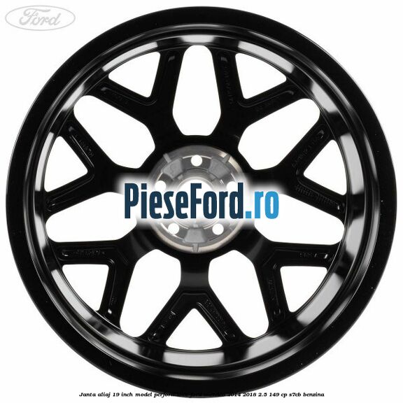 Janta aliaj 19 inch, model Performance Ford Mondeo 2014-2018 2.5 149 cp S7CB benzina