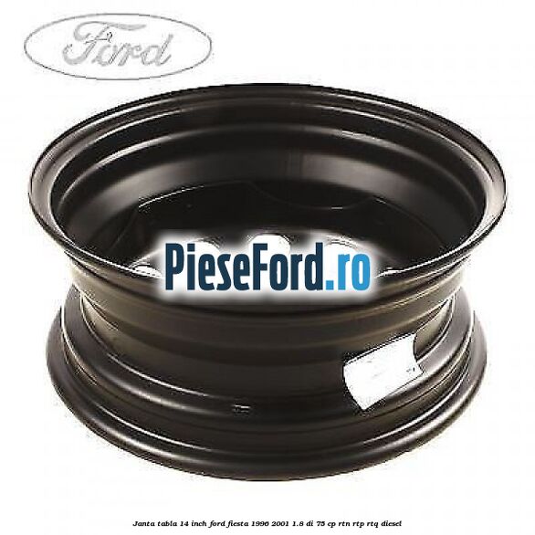 Janta tabla 14 inch Ford Fiesta 1996-2001 1.8 DI 75 cp RTN, RTP, RTQ diesel