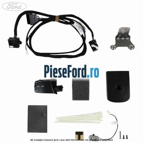 Kit HandsFree Blueooth Ford C-Max 2007-2011 2.0 TDCi 133 cp G6DC, G6DE, G6DF diesel
