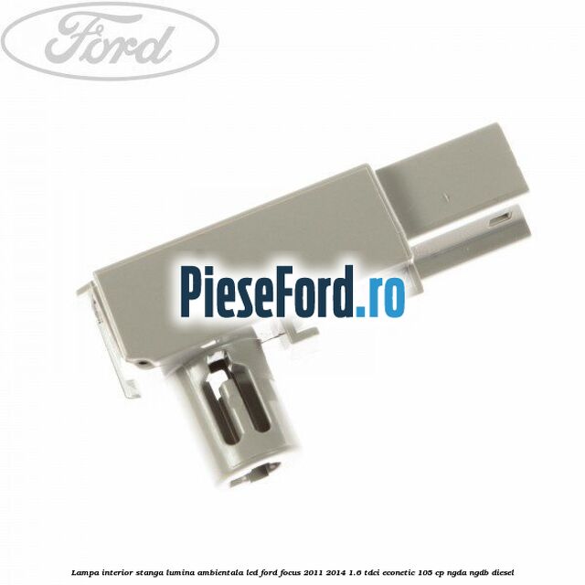 Lampa interior stanga lumina ambientala LED Ford Focus 2011-2014 1.6 TDCi ECOnetic 105 cp NGDA, NGDB diesel