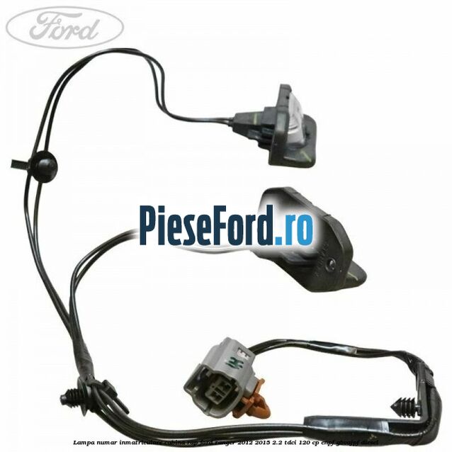 Lampa numar inmatriculare cabina RAP Ford Ranger 2012-2015 2.2 TDCi 120 cp ENPF, GBVAJPF diesel