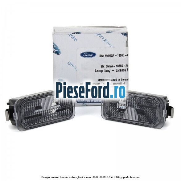 Lampa numar inmatriculare Ford C-Max 2011-2015 1.6 Ti 125 cp PNDA benzina