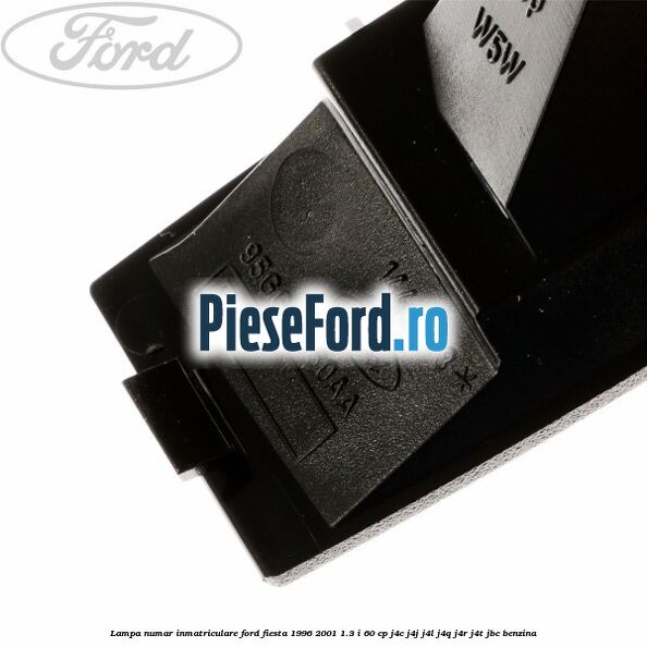 Lampa numar inmatriculare Ford Fiesta 1996-2001 1.3 i 60 cp J4C, J4J, J4L, J4Q, J4R, J4T, JBC benzina