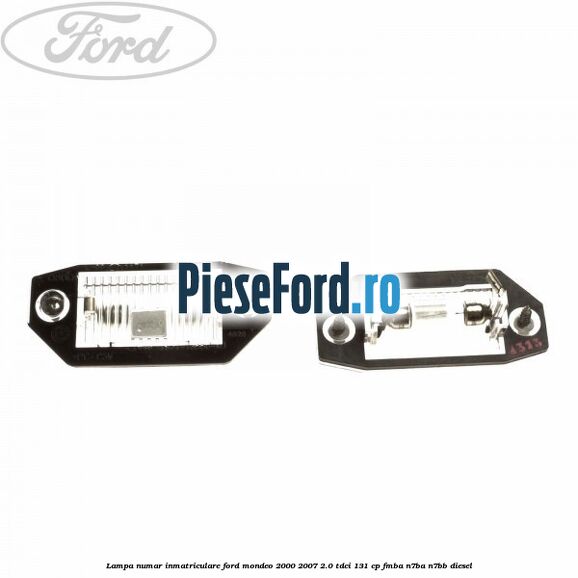 Lampa numar inmatriculare Ford Mondeo 2000-2007 2.0 TDCi 131 cp FMBA, N7BA, N7BB diesel