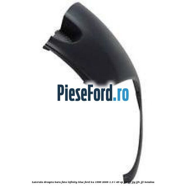 Laterala dreapta bara fata infinity blue Ford Ka 1996-2008 1.3 i 49 cp JJD, JJF, JJG, JJH, JJL benzina