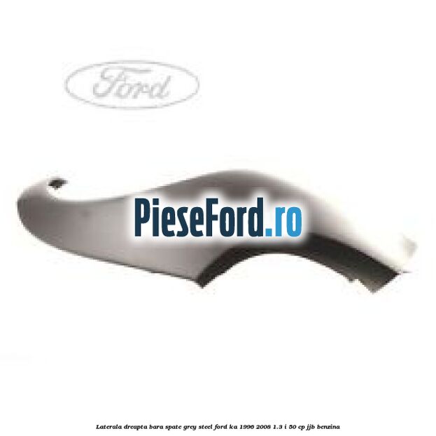 Laterala dreapta bara spate grey steel Ford Ka 1996-2008 1.3 i 50 cp JJB benzina