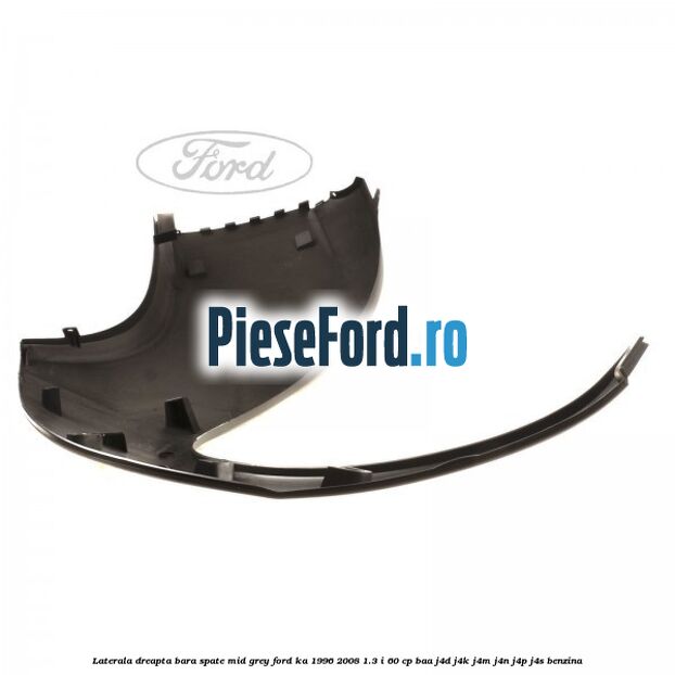 Laterala dreapta bara spate mid grey Ford Ka 1996-2008 1.3 i 60 cp BAA, J4D, J4K, J4M, J4N, J4P, J4S benzina