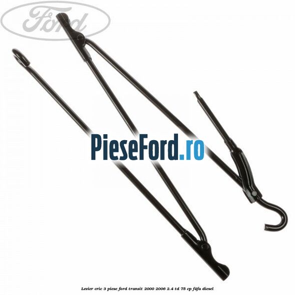 Levier cric 3 piese Ford Transit 2000-2006 2.4 TD 75 cp F4FA diesel