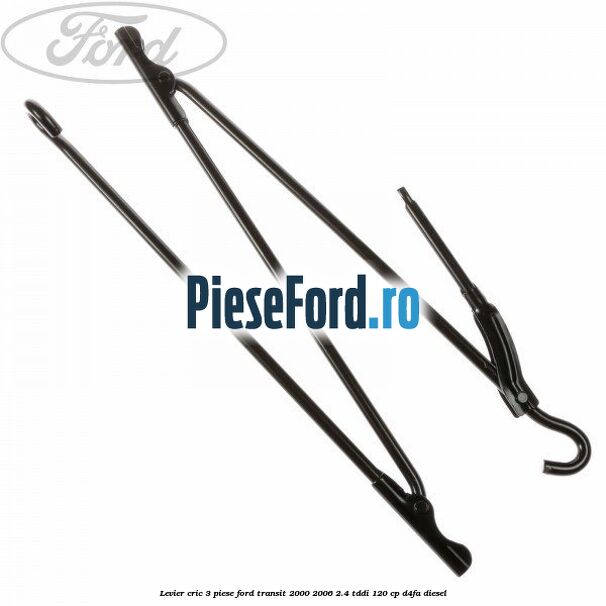 Levier cric 3 piese Ford Transit 2000-2006 2.4 TDdi 120 cp D4FA diesel