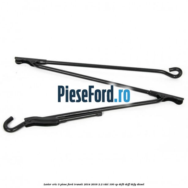 Levier cric 3 piese Ford Transit 2014-2018 2.2 TDCi 100 cp DRF5, DRFF, DRFG diesel