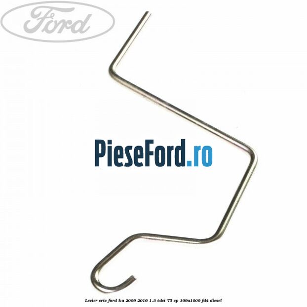 Levier cric Ford Ka 2009-2016 1.3 TDCi 75 cp 169A1000, FD4 diesel