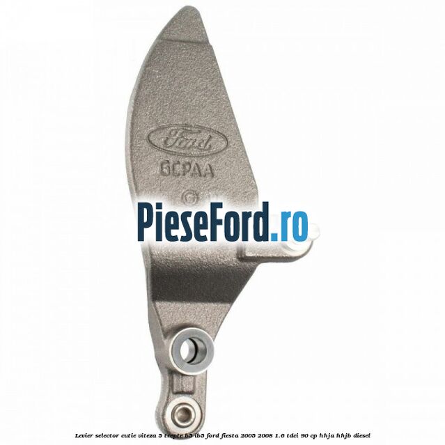 Levier selector cutie viteza 5 trepte B5/IB5 Ford Fiesta 2005-2008 1.6 TDCi 90 cp HHJA, HHJB diesel