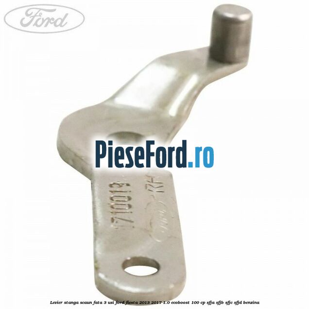 Levier stanga scaun fata 3 usi Ford Fiesta 2013-2017 1.0 EcoBoost 100 cp SFJA, SFJB, SFJC, SFJD benzina