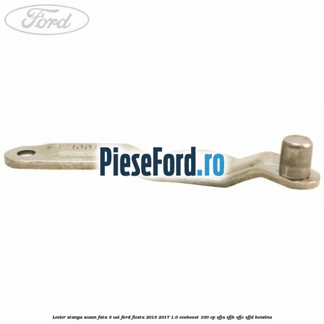 Levier stanga scaun fata 3 usi Ford Fiesta 2013-2017 1.0 EcoBoost 100 cp SFJA, SFJB, SFJC, SFJD benzina