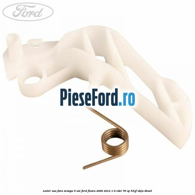 Levier usa fata stanga 5 usi Ford Fiesta 2008-2012 1.6 TDCi 75 cp HHJF, UBJA diesel