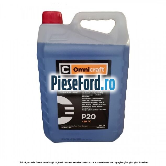 Lichid parbriz iarna Omnicraft 5L Ford Tourneo Courier 2014-2018 1.0 EcoBoost 100 cp SFCA, SFCB, SFCC, SFCD benzina