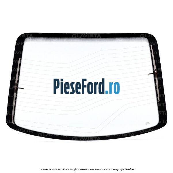 Luneta incalzit verde 3/5 usi Ford Escort 1990-1995 1.8 4x4 130 cp RQB benzina