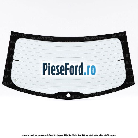 Luneta verde, cu incalzire 3/5 Usi Ford Focus 1998-2004 2.0 16V 131 cp Luneta verde, cu incalzire 3/5 Usi Ford Focus 1998-2004 2.0 16V 131 cp EDDB, EDDC, EDDD, EDDF benzina
