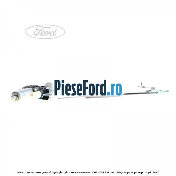 Macara cu motoras geam dreapta fata Ford Tourneo Connect 2002-2014 1.8 TDCi 110 cp RWPA, RWPB, RWPC, RWPD diesel