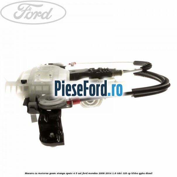 Macara cu motoras geam stanga spate 4/5 usi Ford Mondeo 2008-2014 1.8 TDCi 125 cp KHBA, QYBA diesel