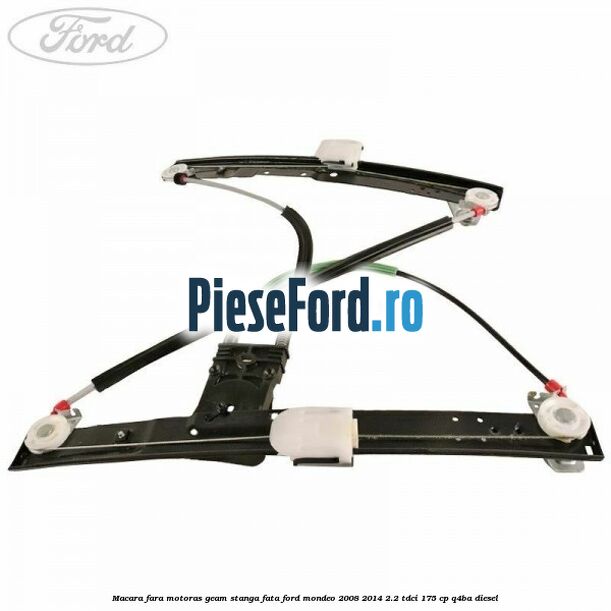 Macara fara motoras geam stanga fata Ford Mondeo 2008-2014 2.2 TDCi 175 cp Q4BA diesel